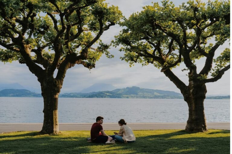 Zug’s Idyllic Waterfront: Sunsets, Cherry Orchards, and More
