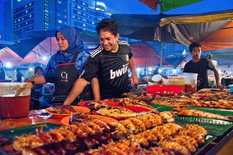 Vibrant night markets of Kota Kinabalu